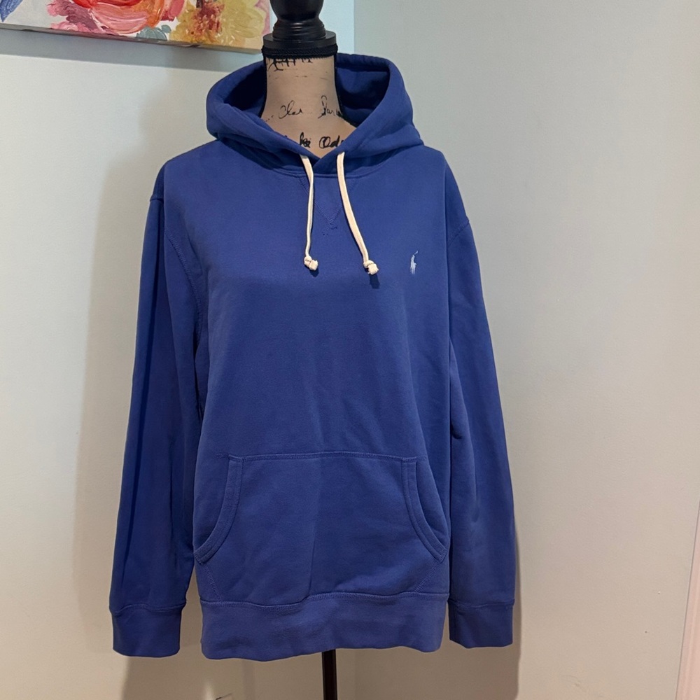 Ralph Lauren Men's Blue Hoodie size XL